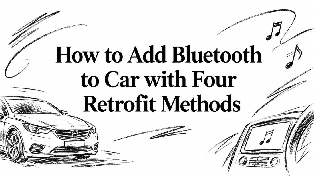 How to Add Bluetooth to Car with Four Retrofit Methods
