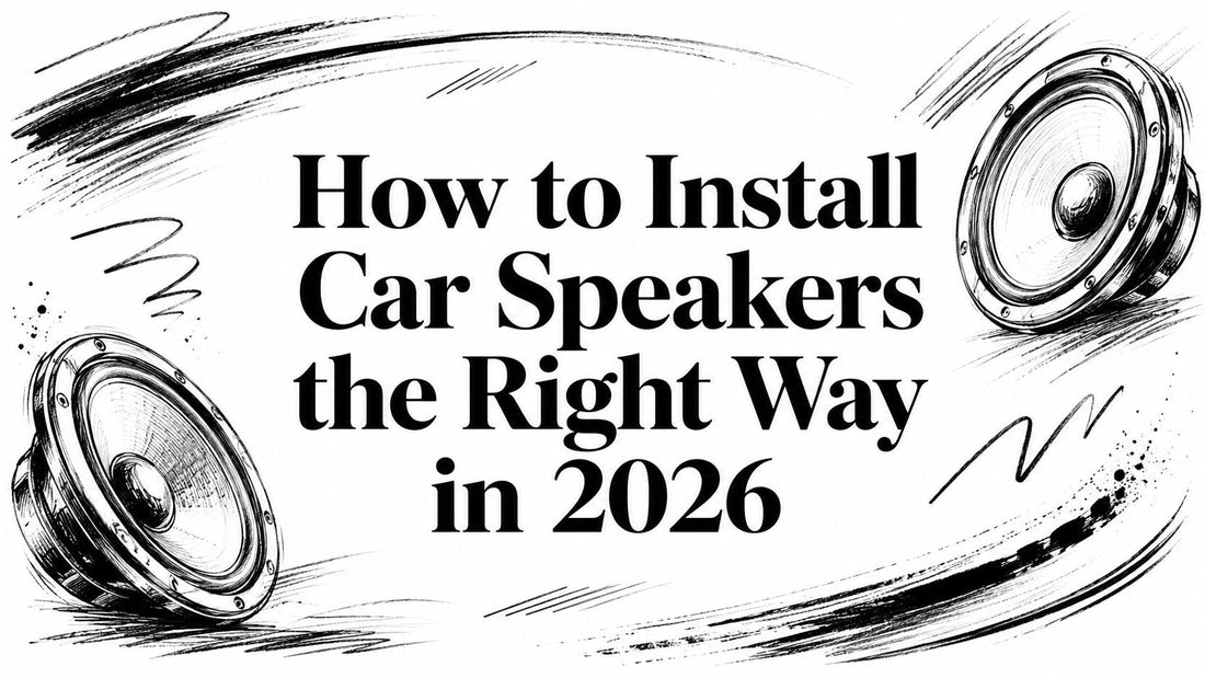 How to Install Car Speakers the Right Way in 2026