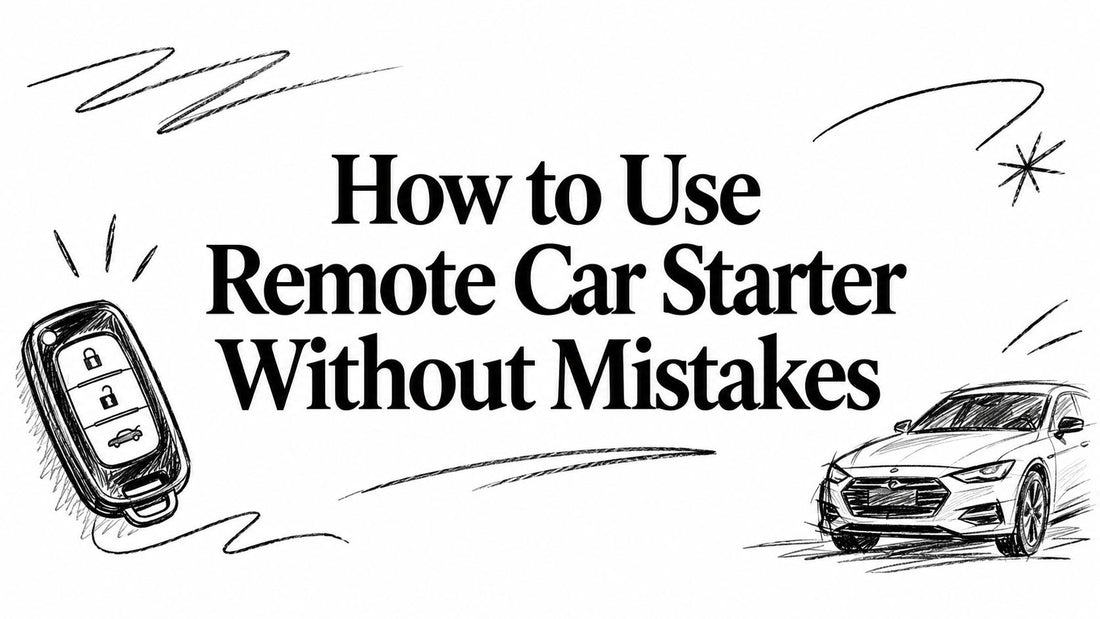 How to Use Remote Car Starter Without Mistakes