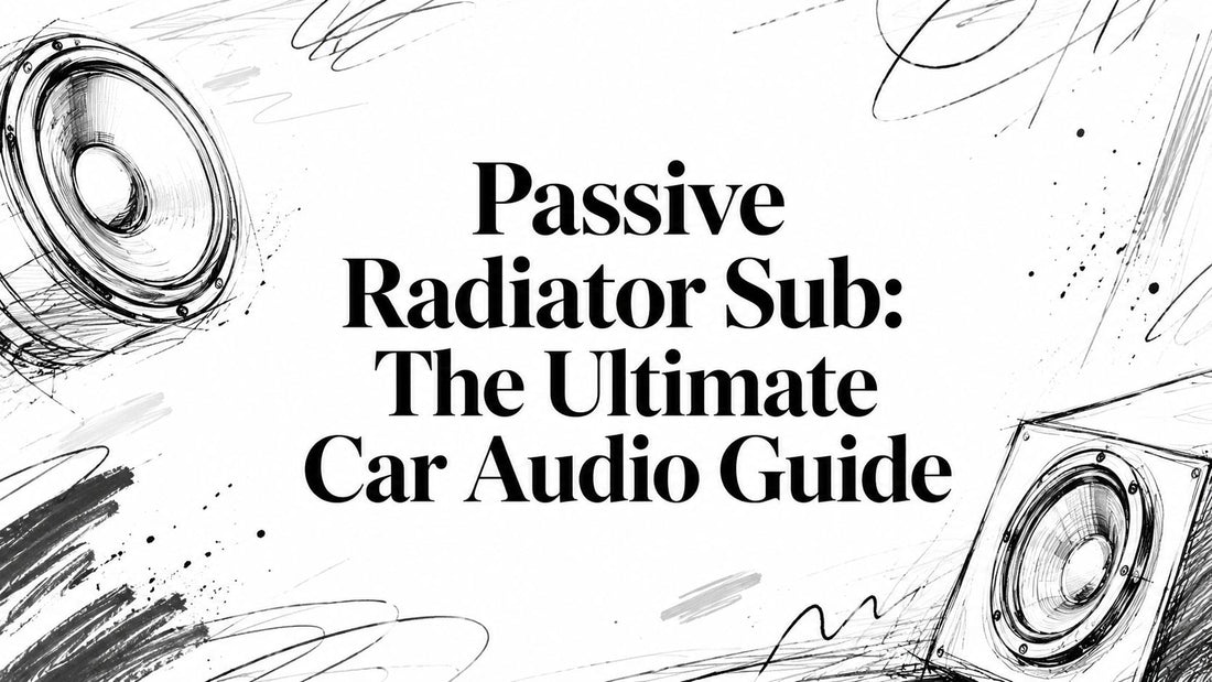 Passive Radiator Sub: The Ultimate Car Audio Guide