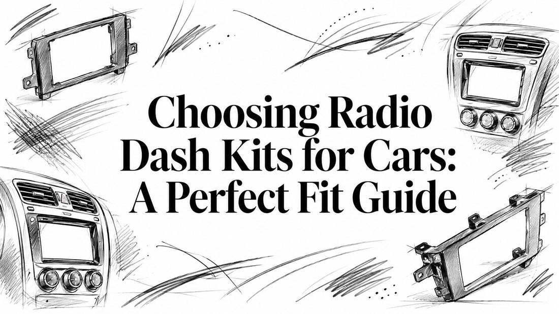 Choosing Radio Dash Kits for Cars: A Perfect Fit Guide