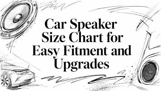 Car Speaker Size Chart for Easy Fitment and Upgrades
