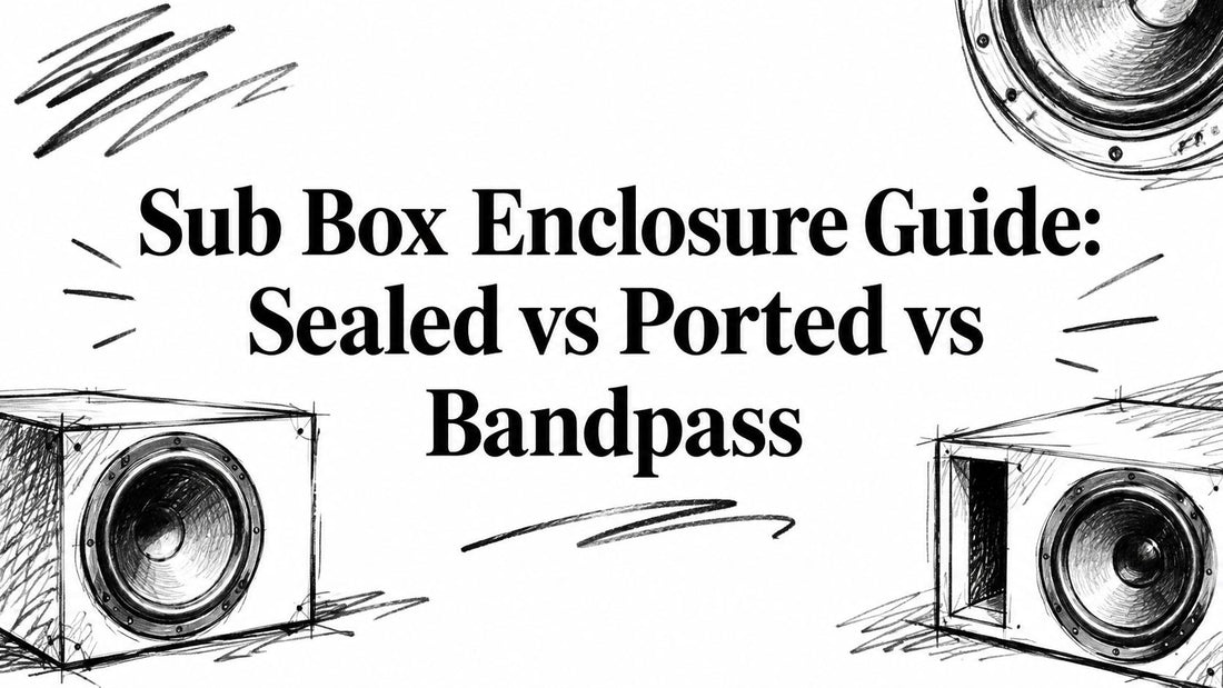 Sub Box Enclosure Guide: Sealed vs Ported vs Bandpass