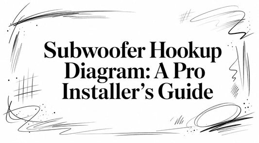 Subwoofer Hookup Diagram: A Pro Installer's Guide