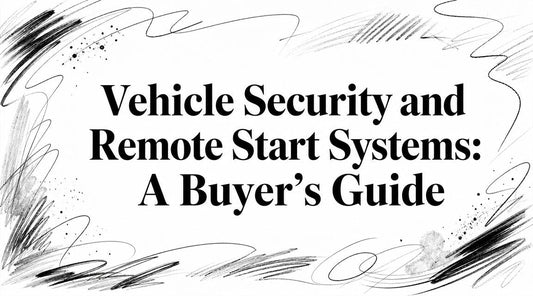Vehicle Security and Remote Start Systems: A Buyer's Guide