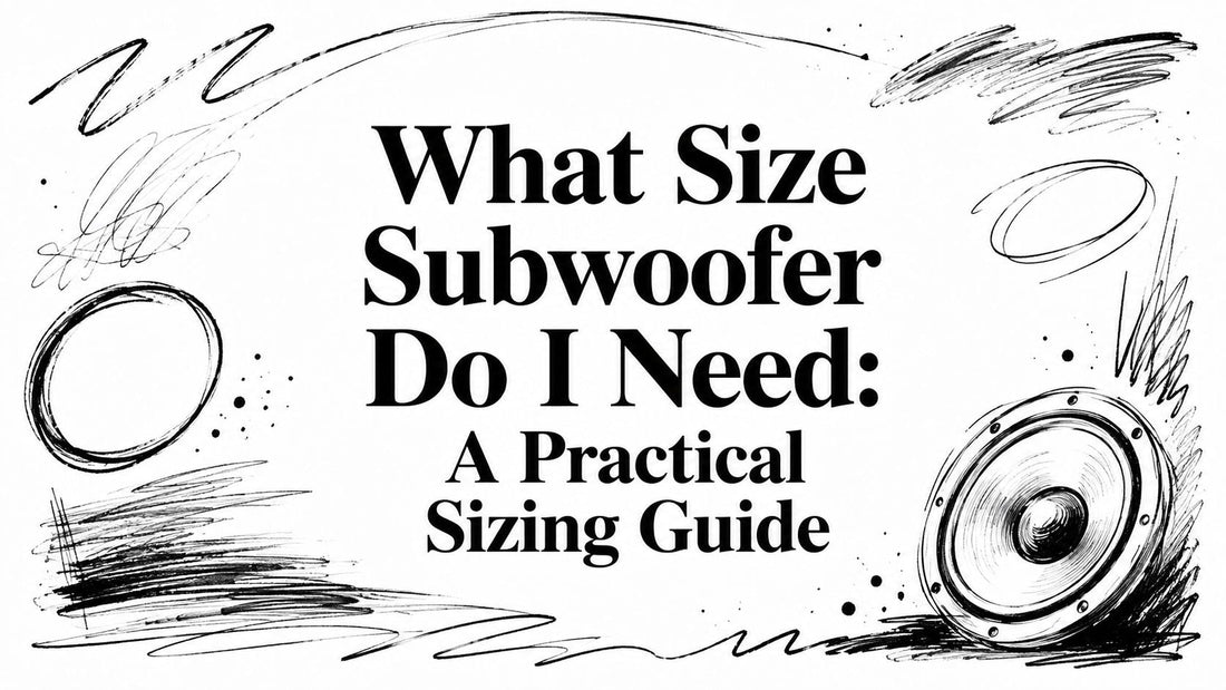 What Size Subwoofer Do I Need: A Practical Sizing Guide