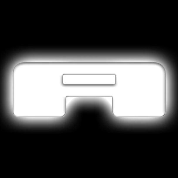 Oracle Lighting 3140-A-001 - Universal Illuminated LED Letter Badges - White LED - Individual - Matte White A