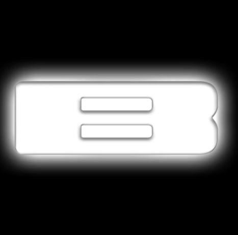 Oracle Lighting 3140-B-001 - Universal Illuminated LED Letter Badges - White LED - Individual - Matte White B