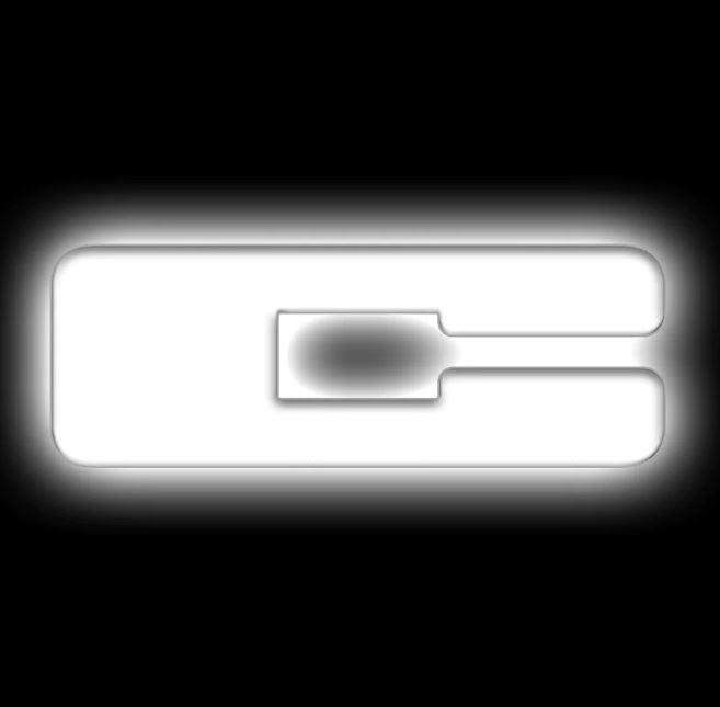 Oracle Lighting 3140-C-001 - Universal Illuminated LED Letter Badges - White LED - Individual - Matte White C