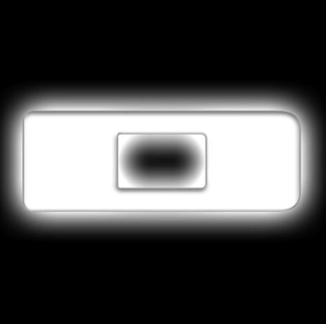 Oracle Lighting 3140-D-001 - Universal Illuminated LED Letter Badges - White LED - Individual - Matte White D
