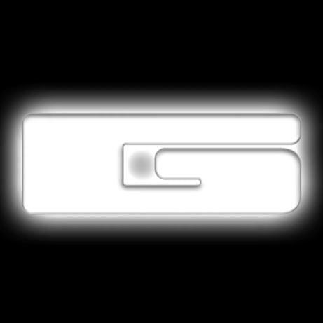 Oracle Lighting 3140-G-001 - Universal Illuminated LED Letter Badges - White LED - Individual - Matte White G