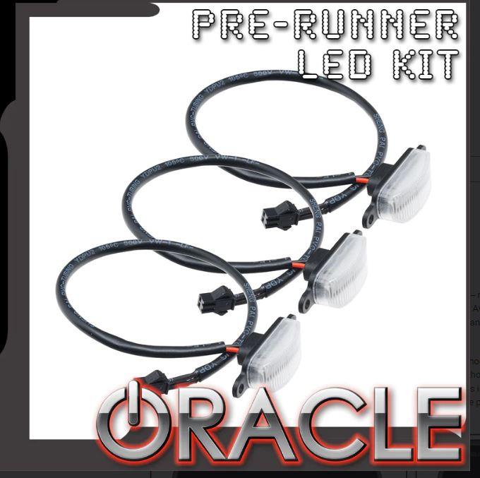 Oracle Lighting 5889-005-T - Universal Pre-Runner Style LED Grill Light Kit (New Style) - Tinted Lens