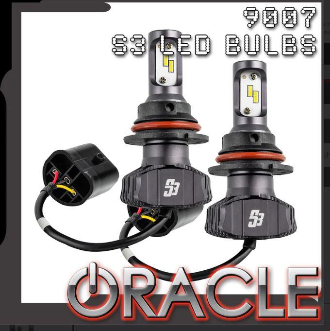 Oracle Lighting S5241-001 - 9007 - S3 LED Light Bulb Conversion Kit High/Low Beam (Non-Projector) -