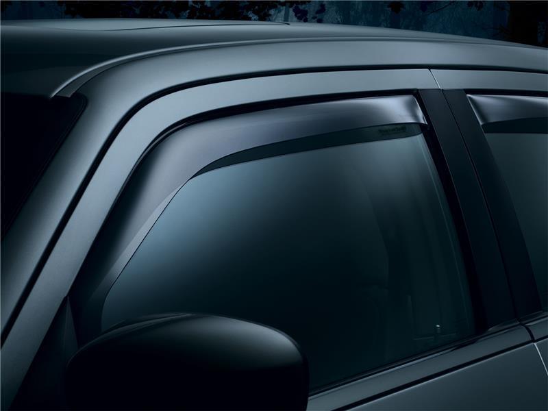 WeatherTech 80751 2014+ Ford Transit Connect Front Side Window Deflectors - Dark Smoke