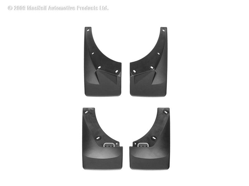 WeatherTech 110008-120012 07-11 GMC Yukon Denali No Drill Mudflaps - Black