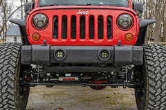 Rough Country 1047 Front Bumper Caps Jeep Wrangler JK/Wrangler Unlimited (2007-2018)