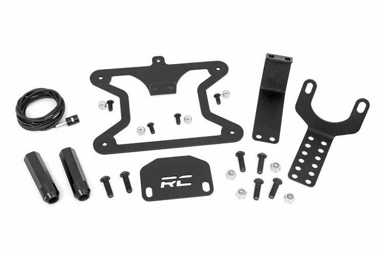 Rough Country 10534 License Plate Relocation Bracket Jeep Wrangler JL (18-24)/Wrangler Unlimited (18-24)