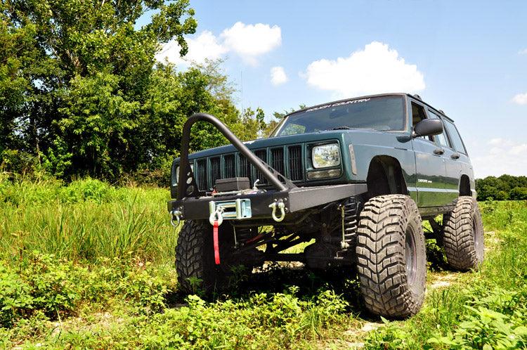 Rough Country 10570 Front Winch Bumper Jeep Cherokee XJ 2WD/4WD (1984-2001)