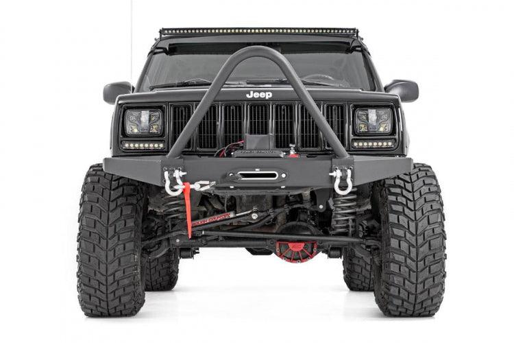 Rough Country 10570 Front Winch Bumper Jeep Cherokee XJ 2WD/4WD (1984-2001)