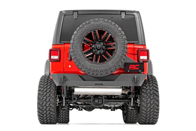 Rough Country 10598 Rear Bumper Trail | Tire Carrier | Jeep Wrangler JL (18-24)/Wrangler Unlimited (18-24)