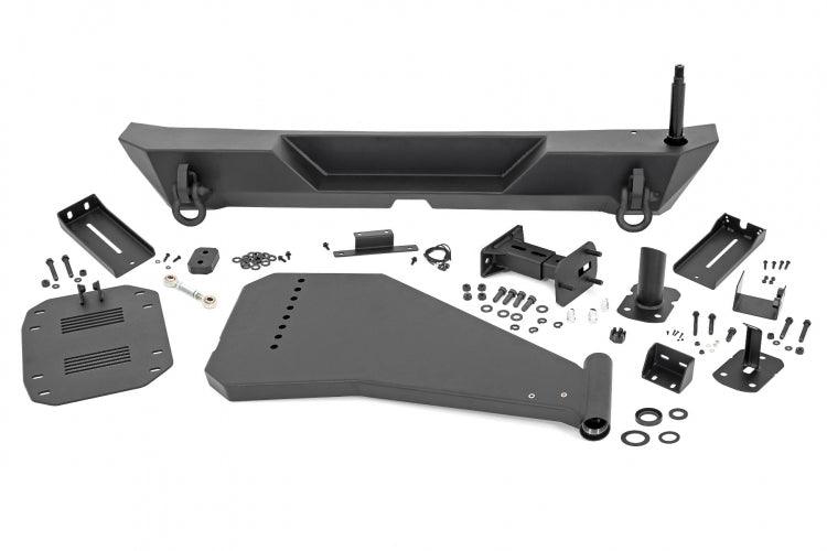 Rough Country 10598 Rear Bumper Trail | Tire Carrier | Jeep Wrangler JL (18-24)/Wrangler Unlimited (18-24)