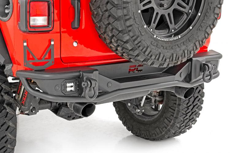 Rough Country 10648 Rear Bumper Tubular | Jeep Wrangler JL (18-24)/Wrangler Unlimited (18-24)