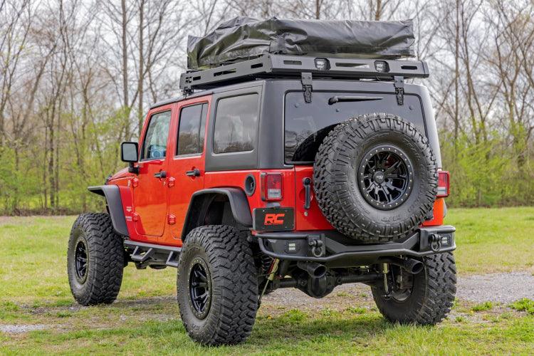 Rough Country 10649 Rear Bumper Tubular | Jeep Wrangler JK/Wrangler Unlimited (2007-2018)