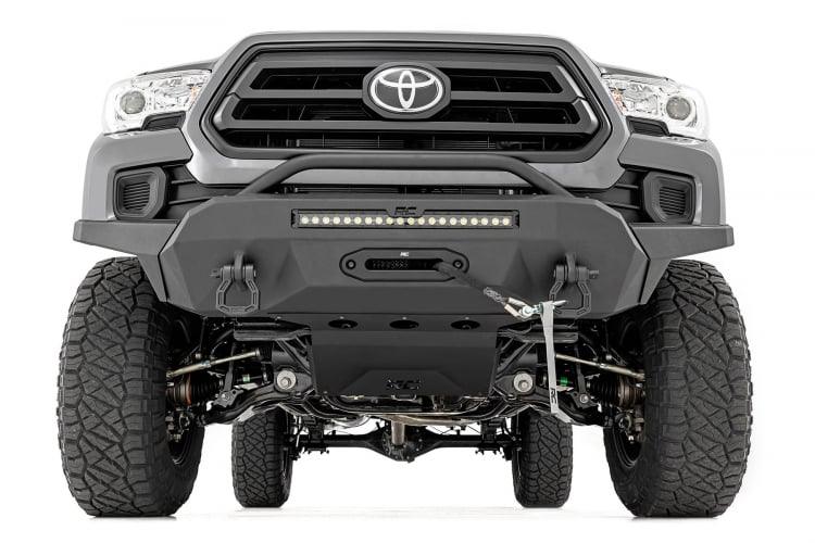 Rough Country 10719 Front Bumper Synthetic Rope Toyota Tacoma 4WD (16-23)