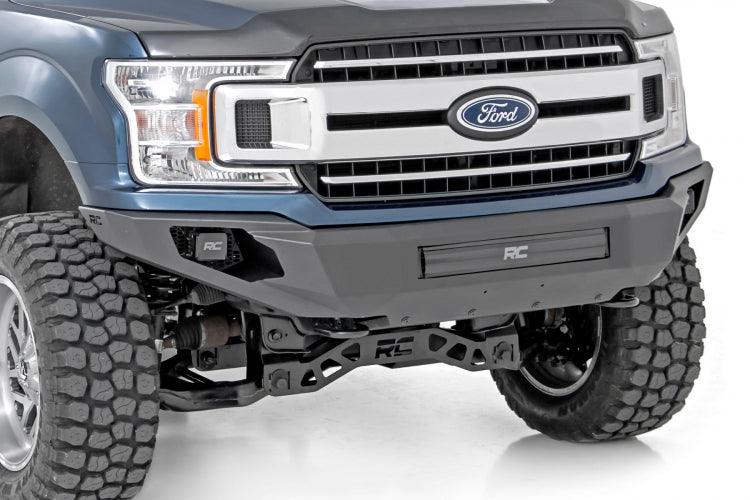 Rough Country 10756A Front Bumper High Clearance | Skid Plate | Ford F-150 2WD/4WD (2018-2020)