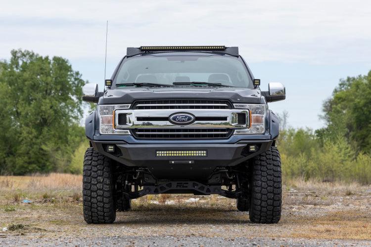 Rough Country 10756A Front Bumper High Clearance | Skid Plate | Ford F-150 2WD/4WD (2018-2020)