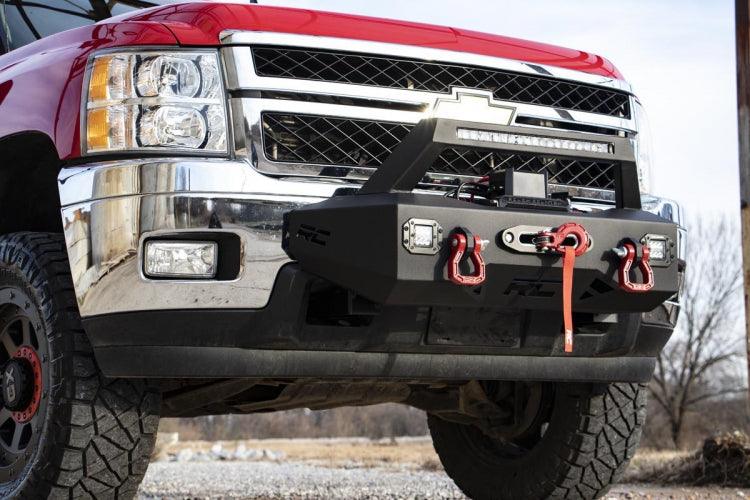 Rough Country 10764 EXO Winch Mount Kit Chevy Silverado 2500 HD/3500 HD 2WD/4WD (2011-2019)