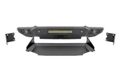 Rough Country 10808A High Clearance Front Bumper LED Lights & Skid Plate | Ram 1500 (19-24)