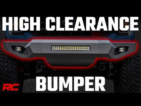 Rough Country 10809A High Clearance Front Bumper LED Lights & Skid Plate | Ford F-150 (21-24)