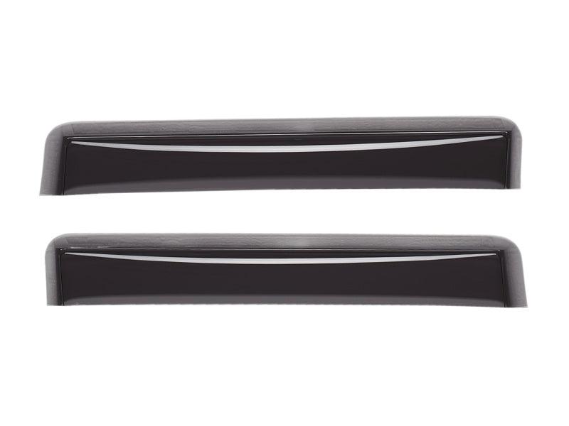 WeatherTech 83740 14+ Chevrolet Silverado 1500 Rear Side Window Deflectors - Dark Smoke