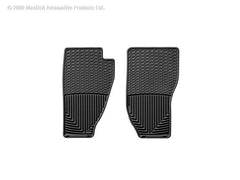 WeatherTech W10 84-96 Jeep Cherokee (2 door) Front Rubber Mats - Black