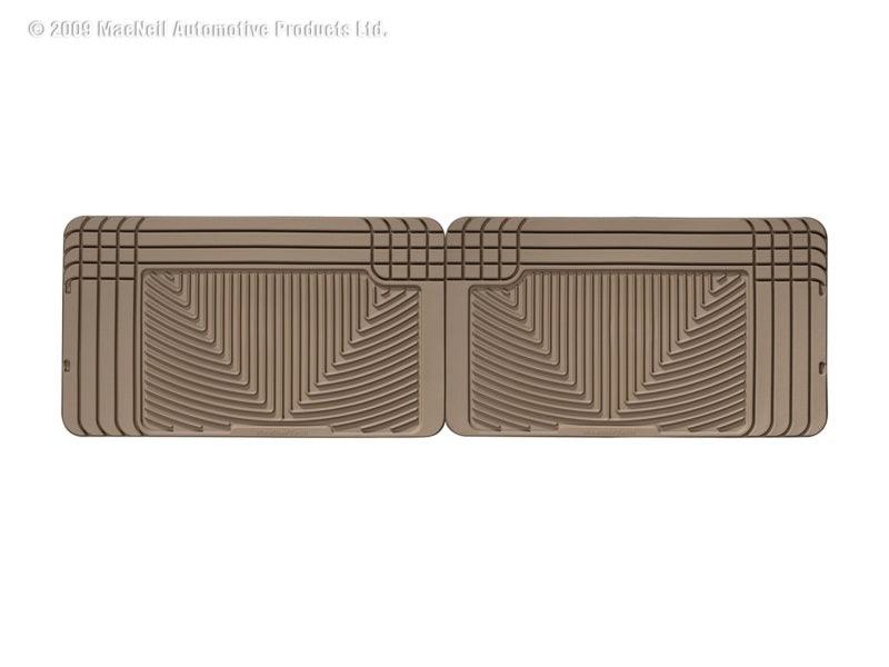 WeatherTech W25TN 96 GMC Rally Van Rear Rubber Mats - Tan