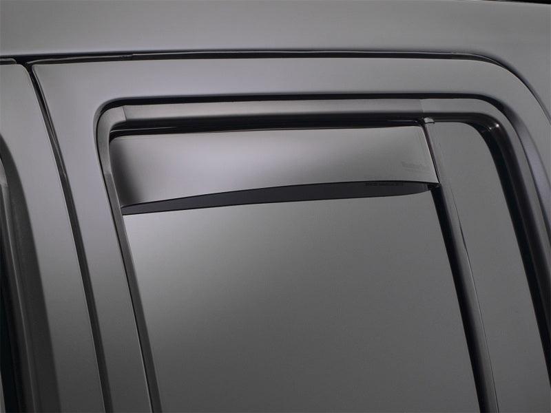 WeatherTech 81398 05+ Volkswagen GLI Sedan Rear Side Window Deflectors - Dark Smoke