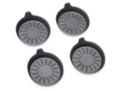 WeatherTech 8A3CCST Car Coasters Set of 4 Black - 2 Small 2 Large