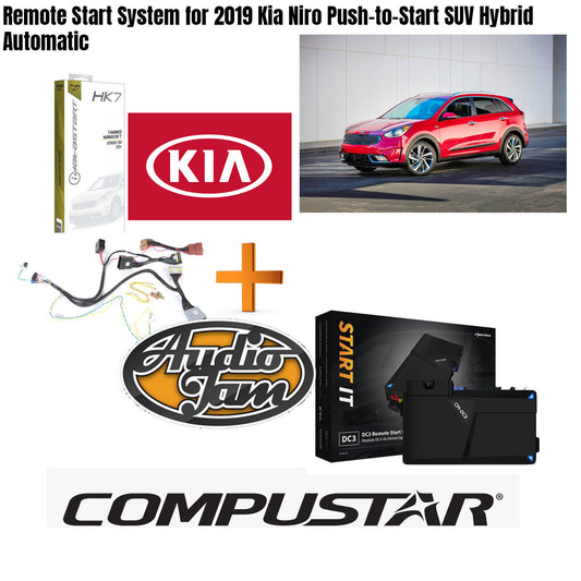 Remote Start System for 2019 Kia Niro Push-to-Start SUV Hybrid Automatic