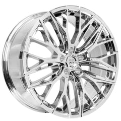 Custom Wheels: 22” Lexani Aries Chrome Rims