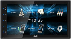 JVC KW-M150BT 2 DIN Mechless Receiver w/6.8" WVGA & Built In Bluetooth