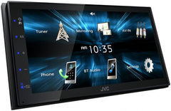 JVC KW-M150BT 2 DIN Mechless Receiver w/6.8" WVGA & Built In Bluetooth