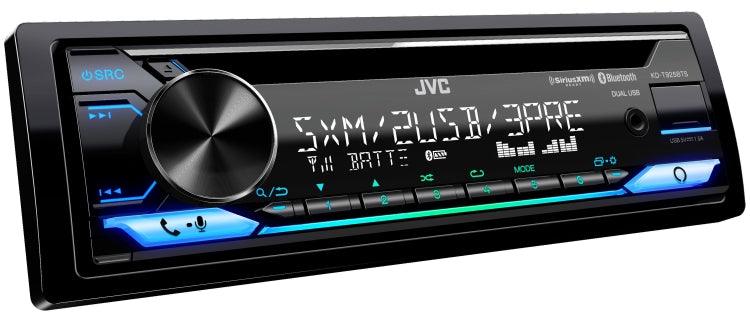 JVC KD-T925BTS CD Receiver featuring Bluetooth® / Front & Rear Dual USB / SiriusXM / Amazon Alexa / 13-Band EQ / Variable-Color Illumination /JVC Remote App Compatibility