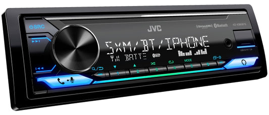 JVC KD-X380BTS Digital Media Receiver featuring BT/USB/SiriusXM Amazon Alexa/13-Band EQ/Variable-Color Illumination/JVC Remote App