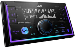 JVC KW-X855BTS 2-DIN Digital Media Receiver Featuring Bluetooth Front & Rear Dual USB / SiriusXM / Amazon Alexa / 13-Band EQ