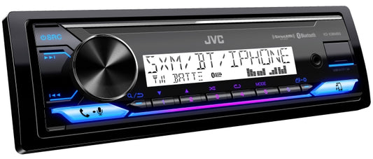 JVC KD-X38MBS KD-X38MBS 1-DIN Digital Media Receiver Bluetooth, USB, with Variable-Color Illumination