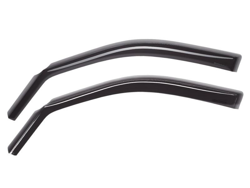 WeatherTech 80367 05+ Nissan Frontier Crew Cab Front Side Window Deflectors - Dark Smoke