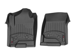 WeatherTech 449681V 2014+ Chevrolet Silverado 1500 Vinyl Front FloorLiner - Black (Double/Crew Cab)