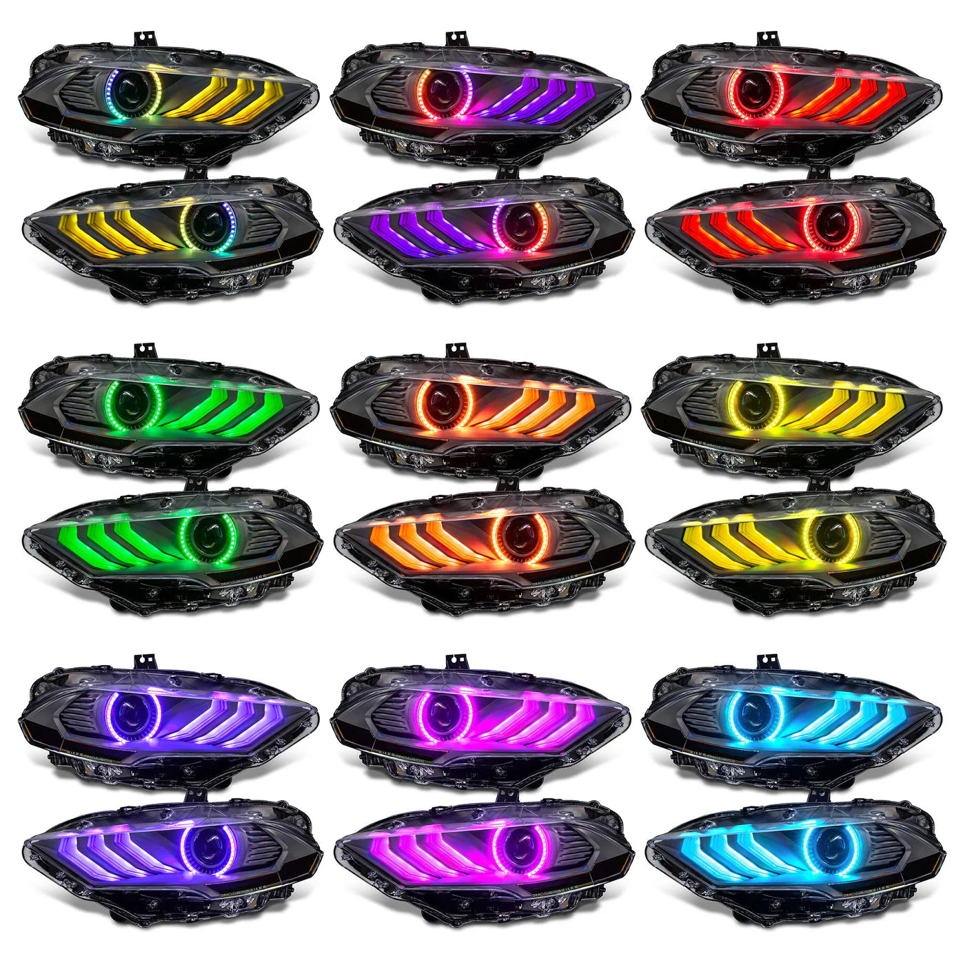 332 LED headlights mustang delaware