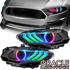 332 LED headlights mustang